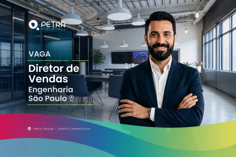 Publicação da Petra Group sobre a vaga de Diretor de Vendas no setor de energia em São Paulo